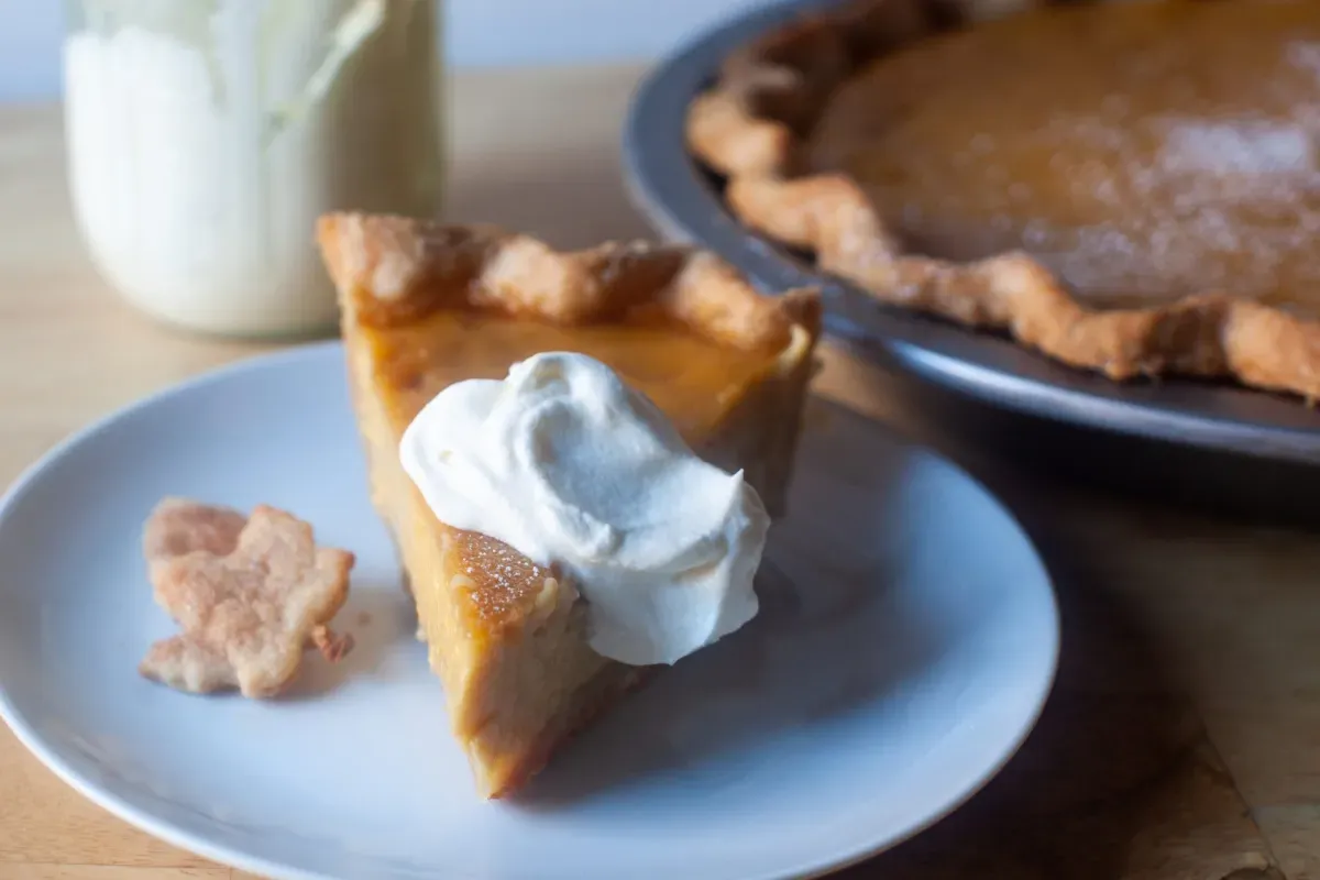 nutmeg-maple cream pie