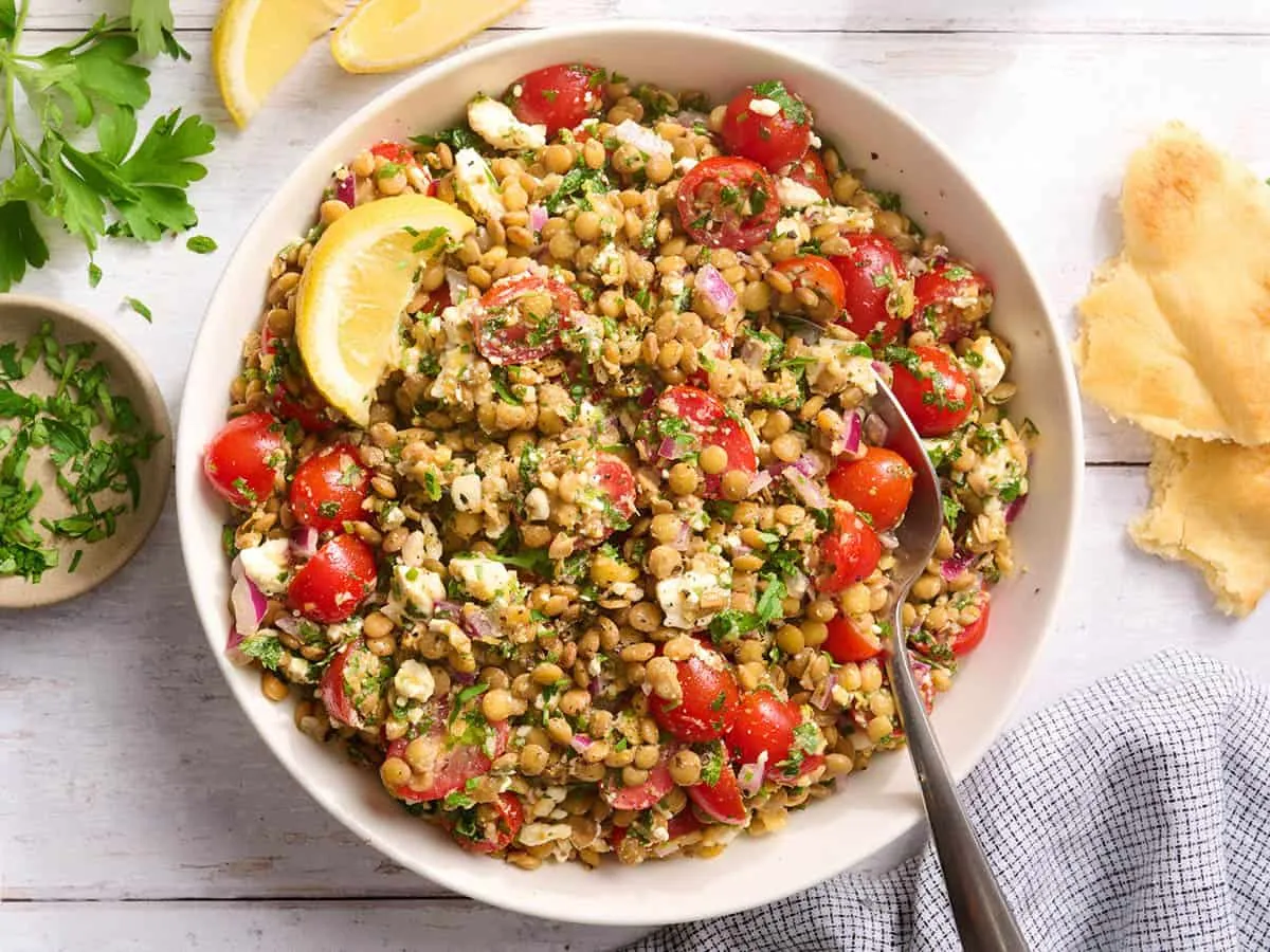 Marinated Lentil Salad