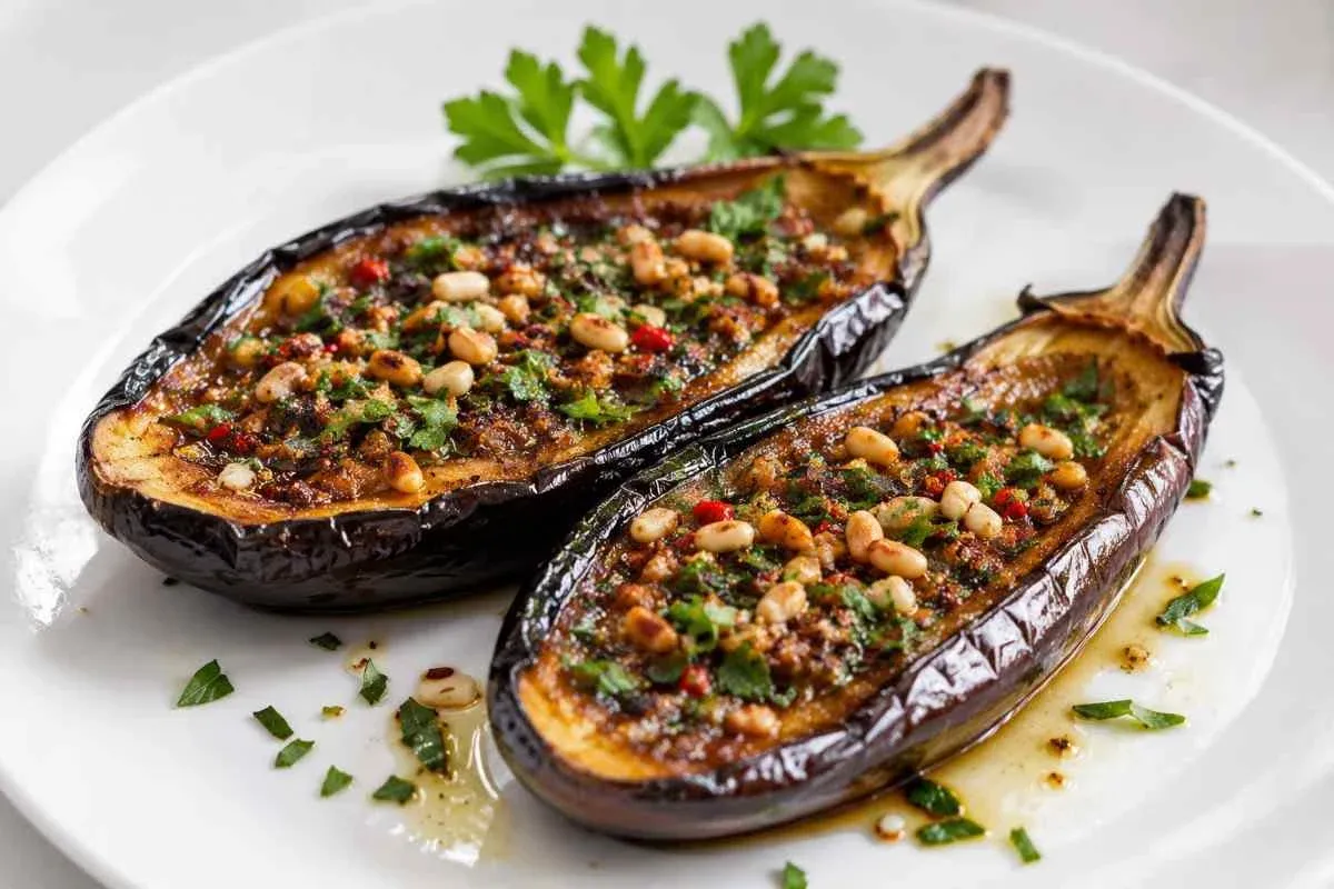 Garlic Roasted Eggplant