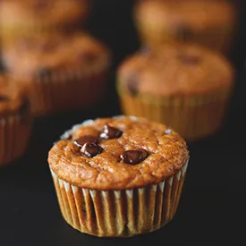 Pumpkin Chocolate Chip Muffins