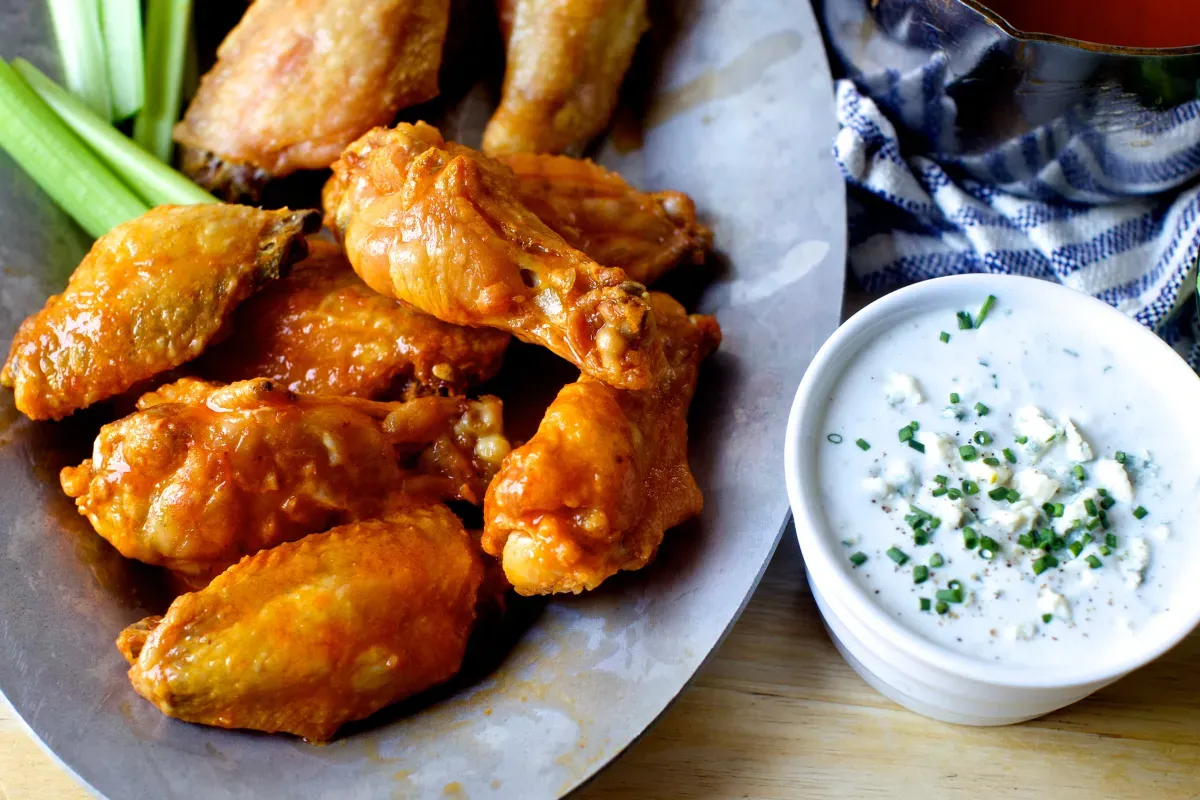 baked buffalo wings