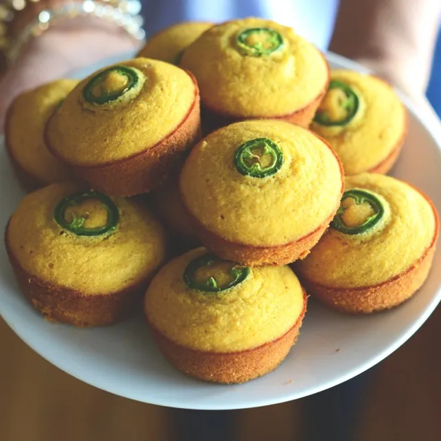 Gluten-Free Jalapeño Cornbread Muffins