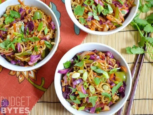 SNAP Challenge: Vegetable Stir Fry with Noodles