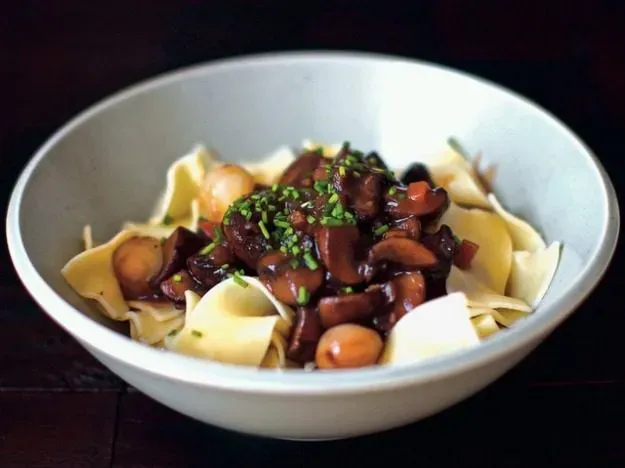 mushroom bourguignon