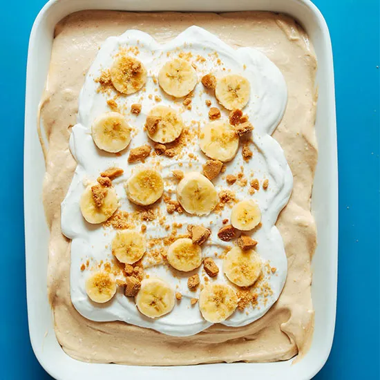 Vegan Peanut Butter Banana Pudding