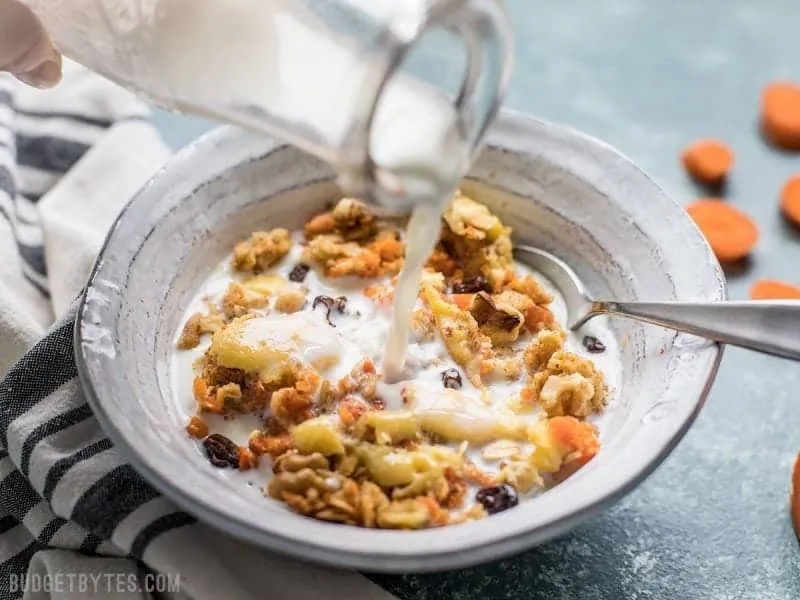 Carrot Cake Baked Oatmeal