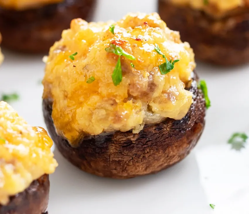 Sausage Stuffed Mushrooms