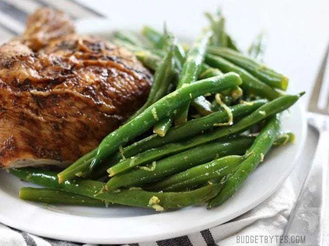 Lemon Butter Green Beans