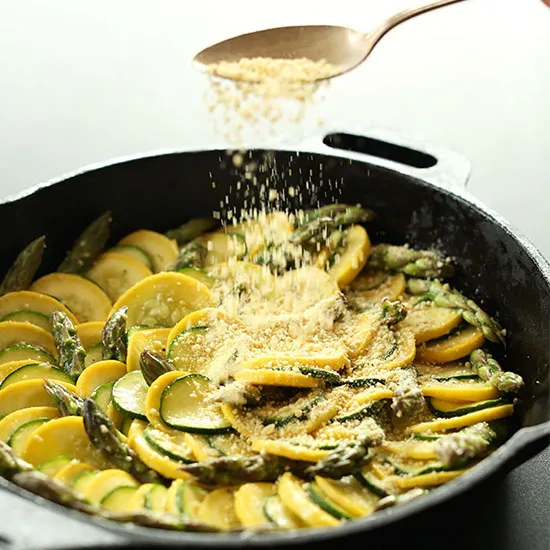 Vegan Zucchini Gratin