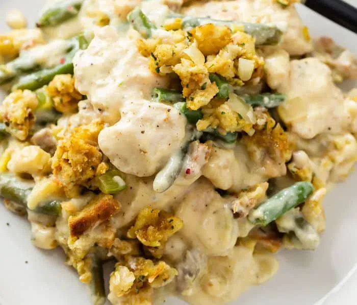 Chicken and Stuffing Casserole