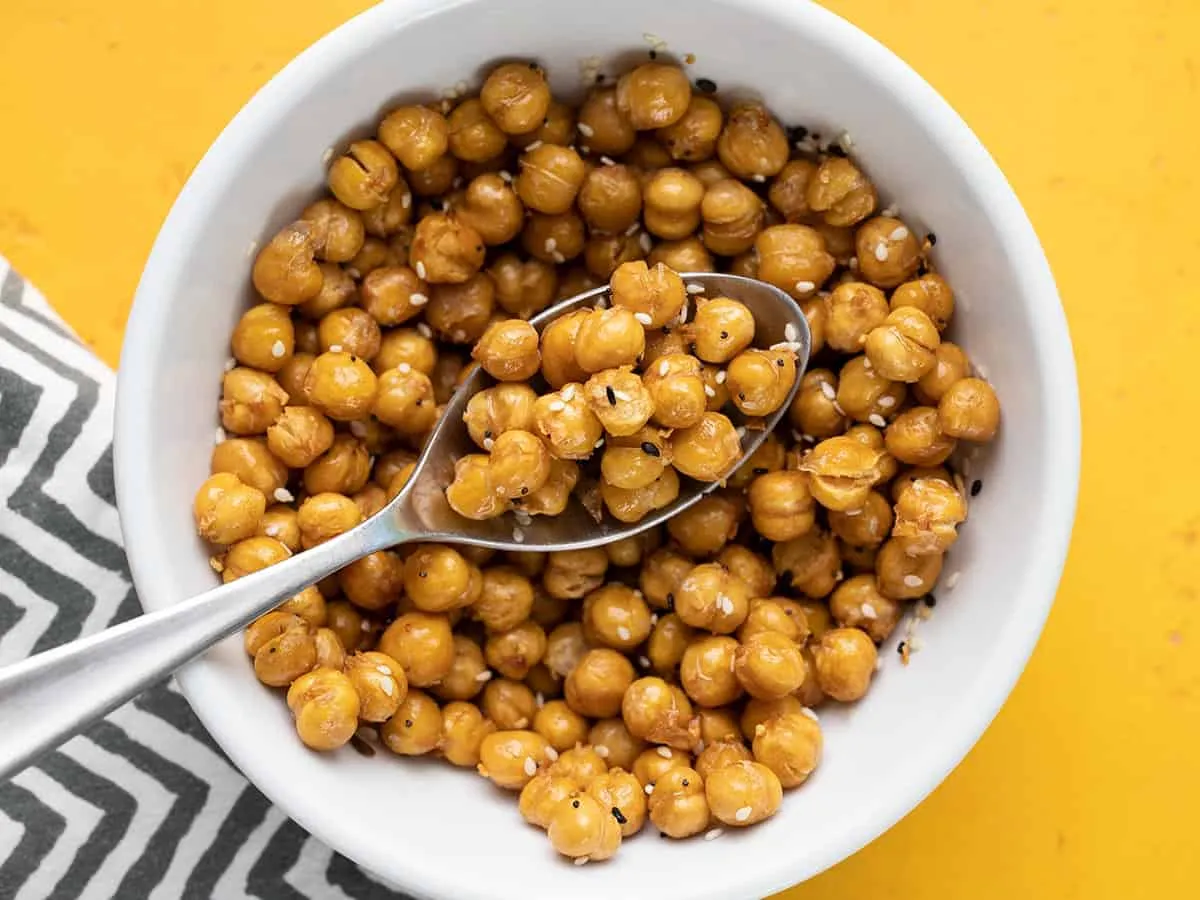 Air Fryer Chickpeas