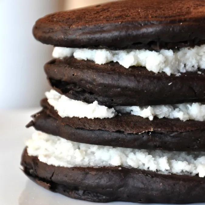 Oreo Cookie Pancakes