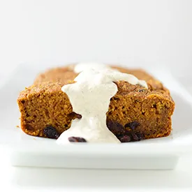 Vegan Pumpkin Currant Bread