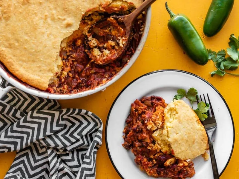 Chili Cornbread Skillet