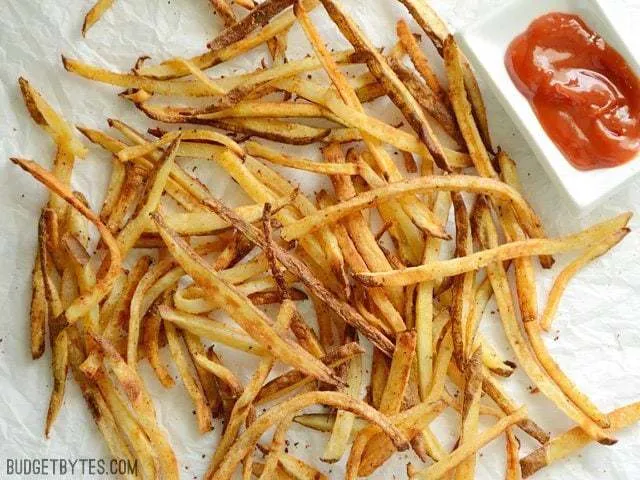 Smoky Garlic Oven Fries