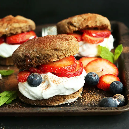 Double Chocolate Shortcake (Vegan)