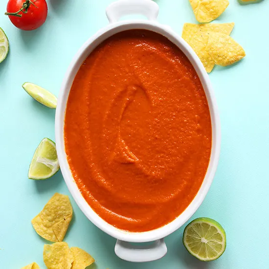 Blended Red Salsa