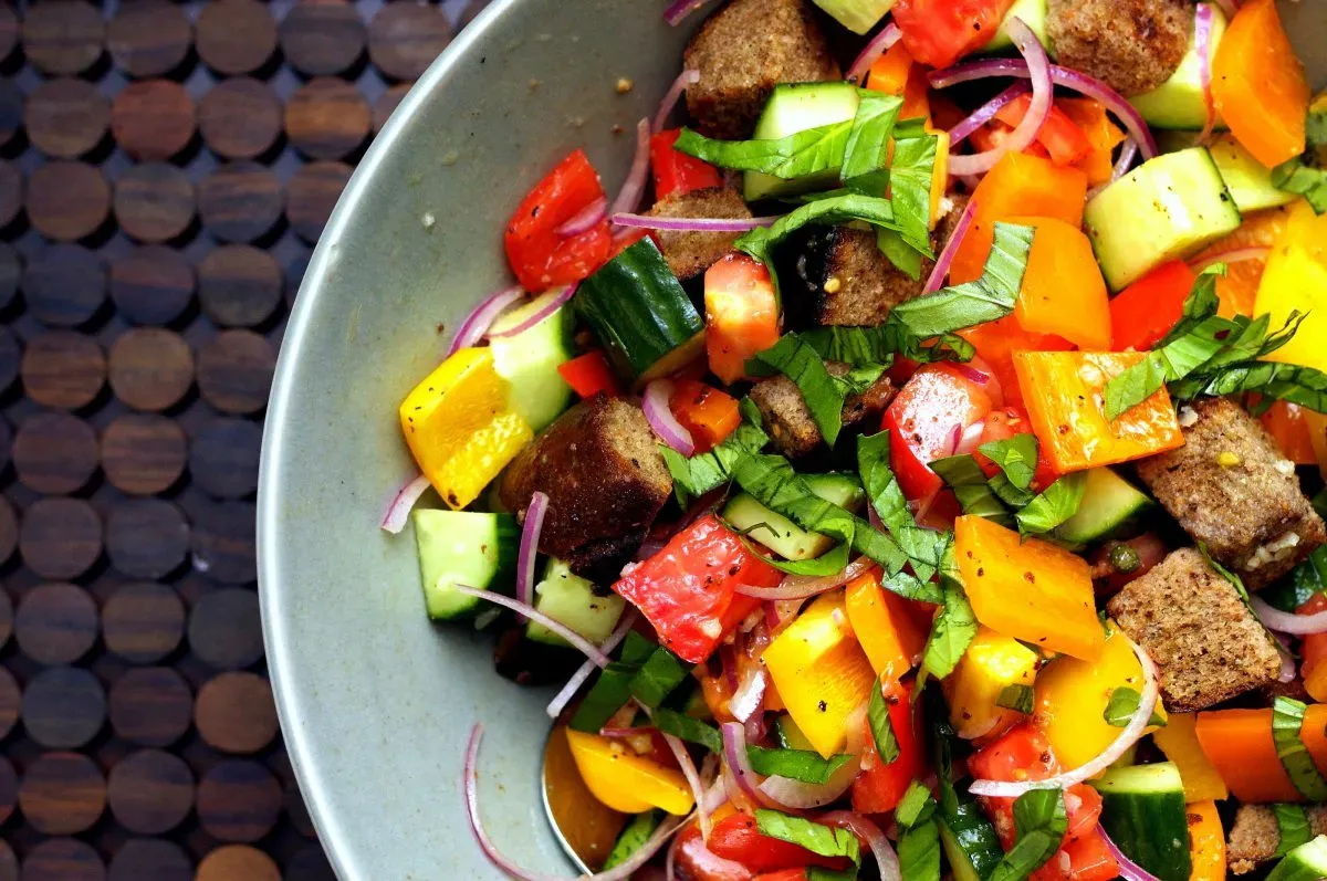 summer’s last hurrah panzanella