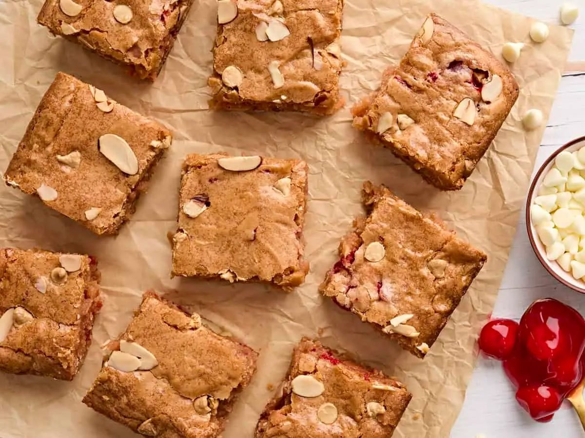 Cherry Blondies