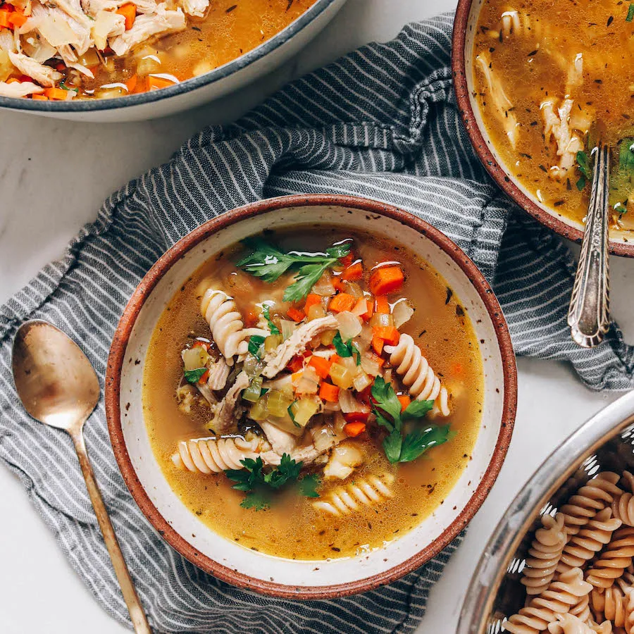 Chicken Noodle Soup (Classic or Immune-Boosting!)