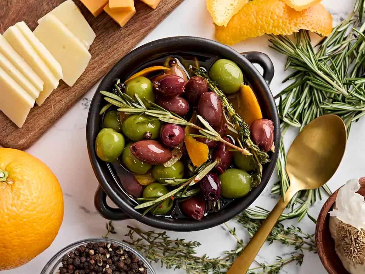 Marinated Olives Recipe