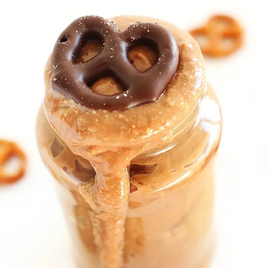 Chocolate Covered Pretzel Peanut Butter