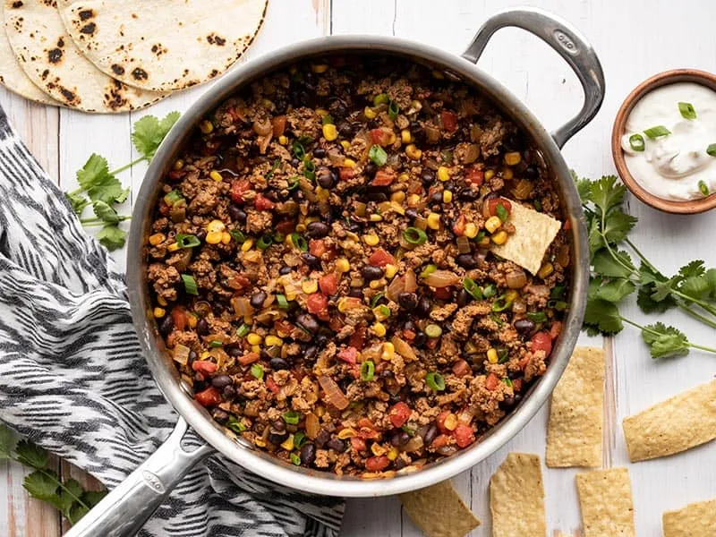 Turkey Taco Skillet
