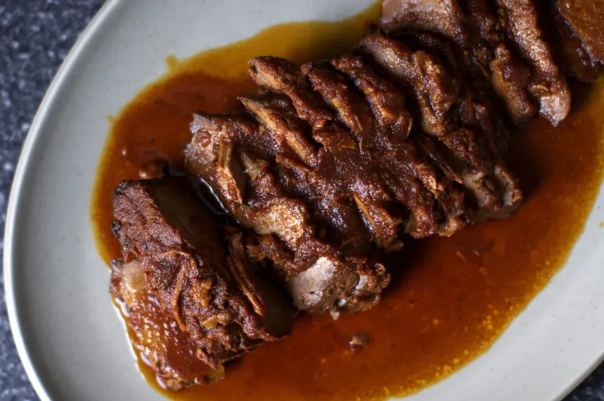 tangy spiced brisket
