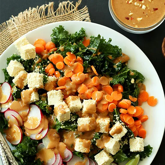 Crunchy Thai Kale Salad