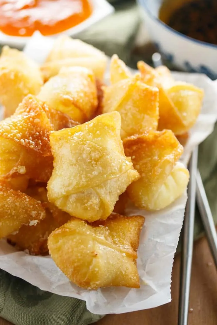 Sweet Cream Cheese Wontons