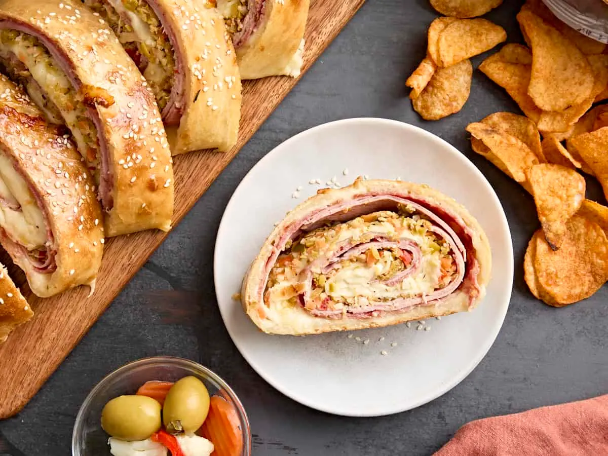 Muffaletta Roll Ups