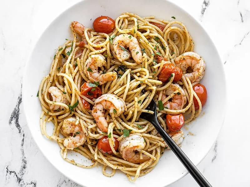 Pesto Shrimp Pasta