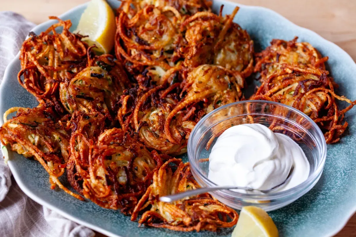 zucchini latkes