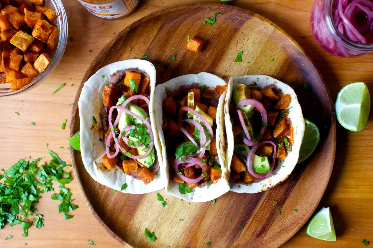 sweet potato tacos