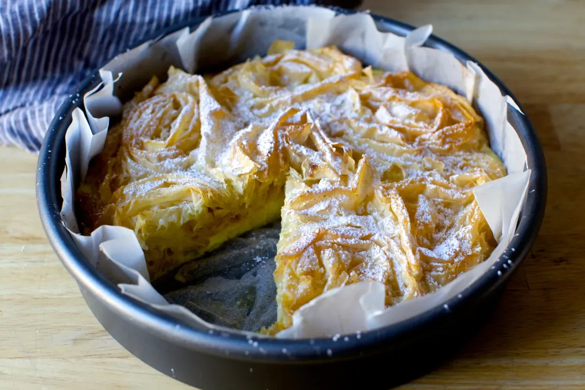 ruffled milk pie