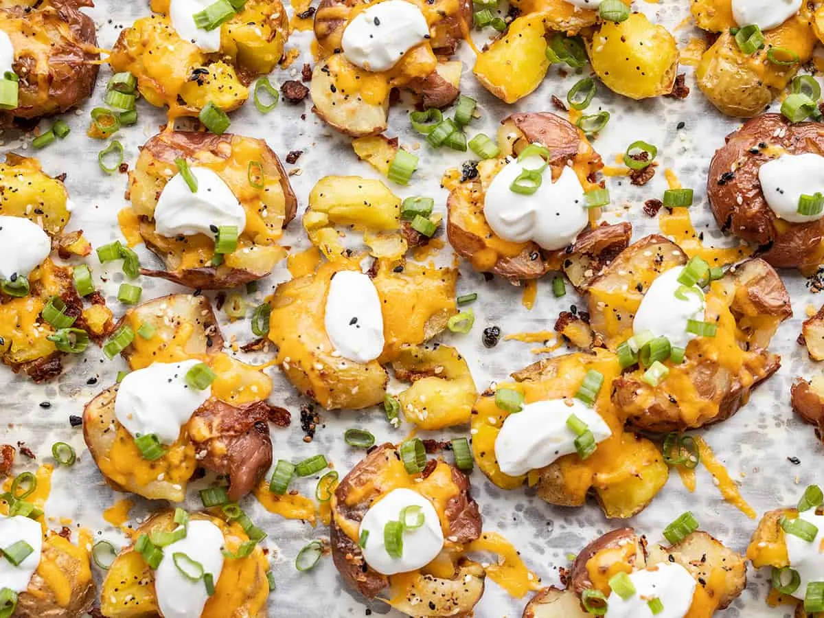 Loaded Smashed Potatoes