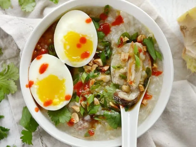 Instant Pot Congee (Rice Porridge)