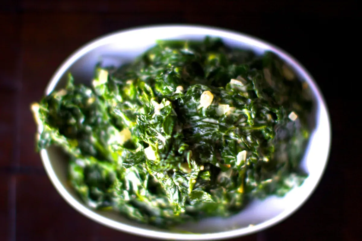 creamed spinach