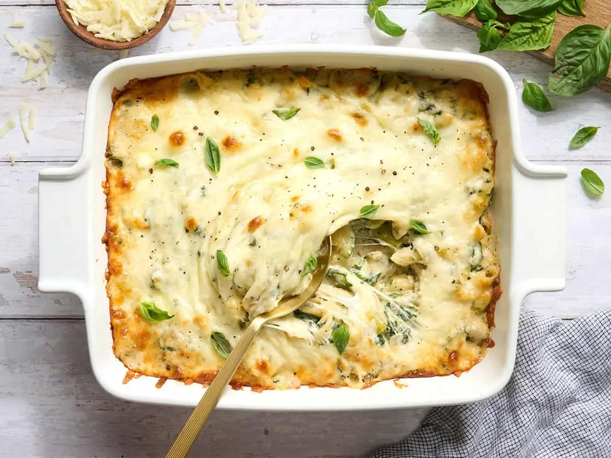 Baked Pasta with Spring Veggies