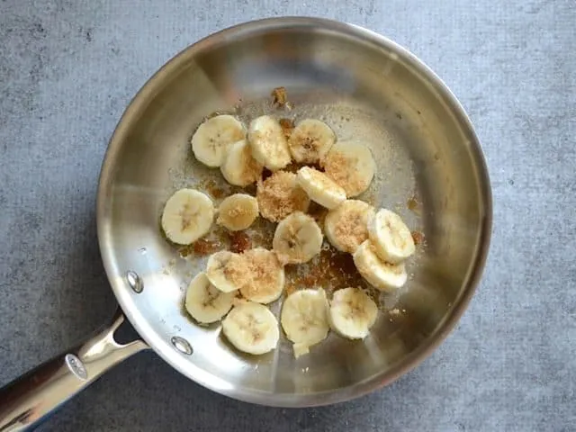 Caramelized Banana and Peanut Butter Quesadilla