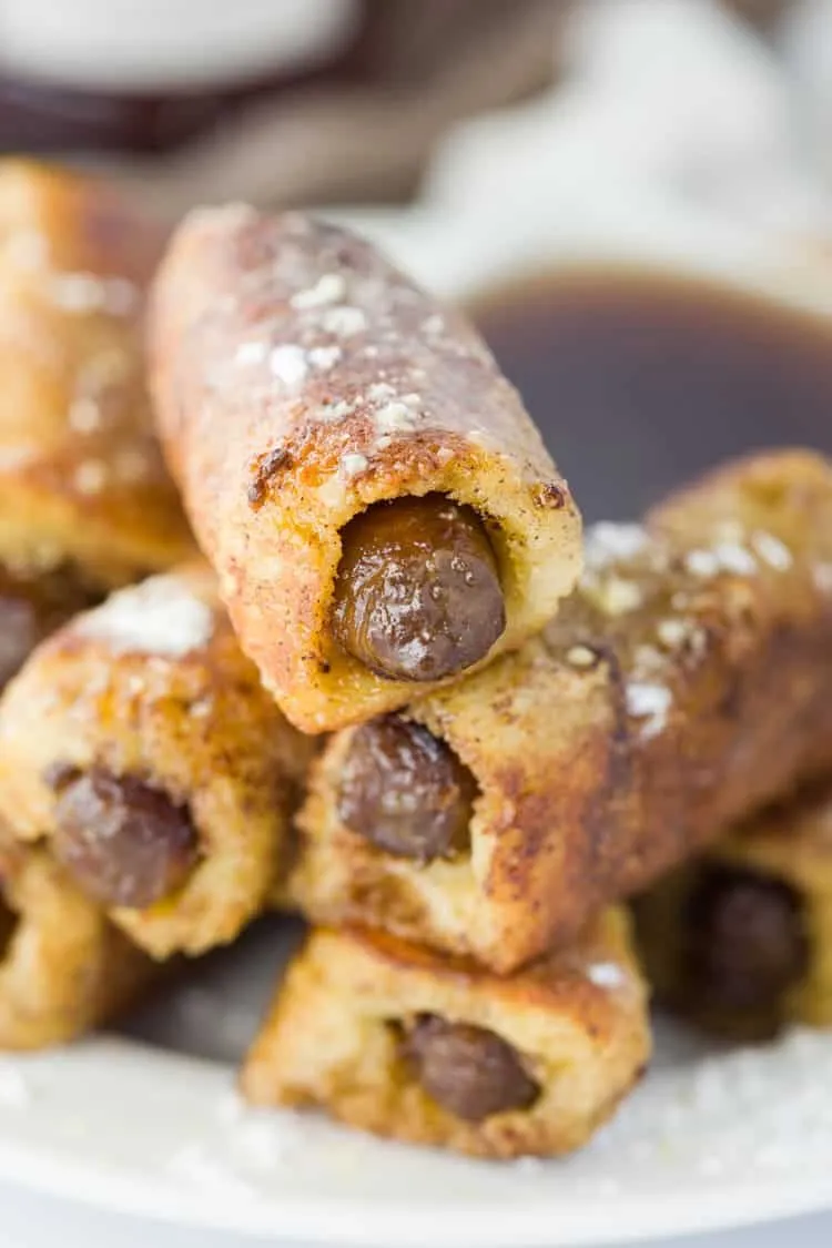 French Toast Sausage Rollups