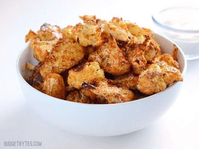 Smoky Parmesan Roasted Cauliflower
