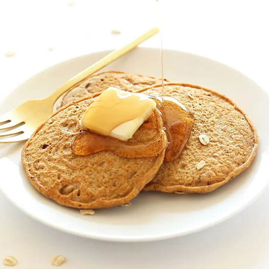 Easy Whole Grain Vegan Pancakes