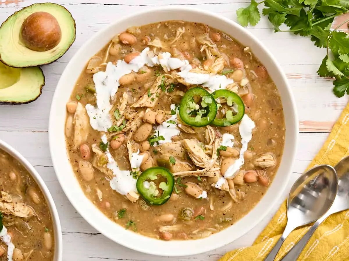 Slow Cooker White Chicken Chili
