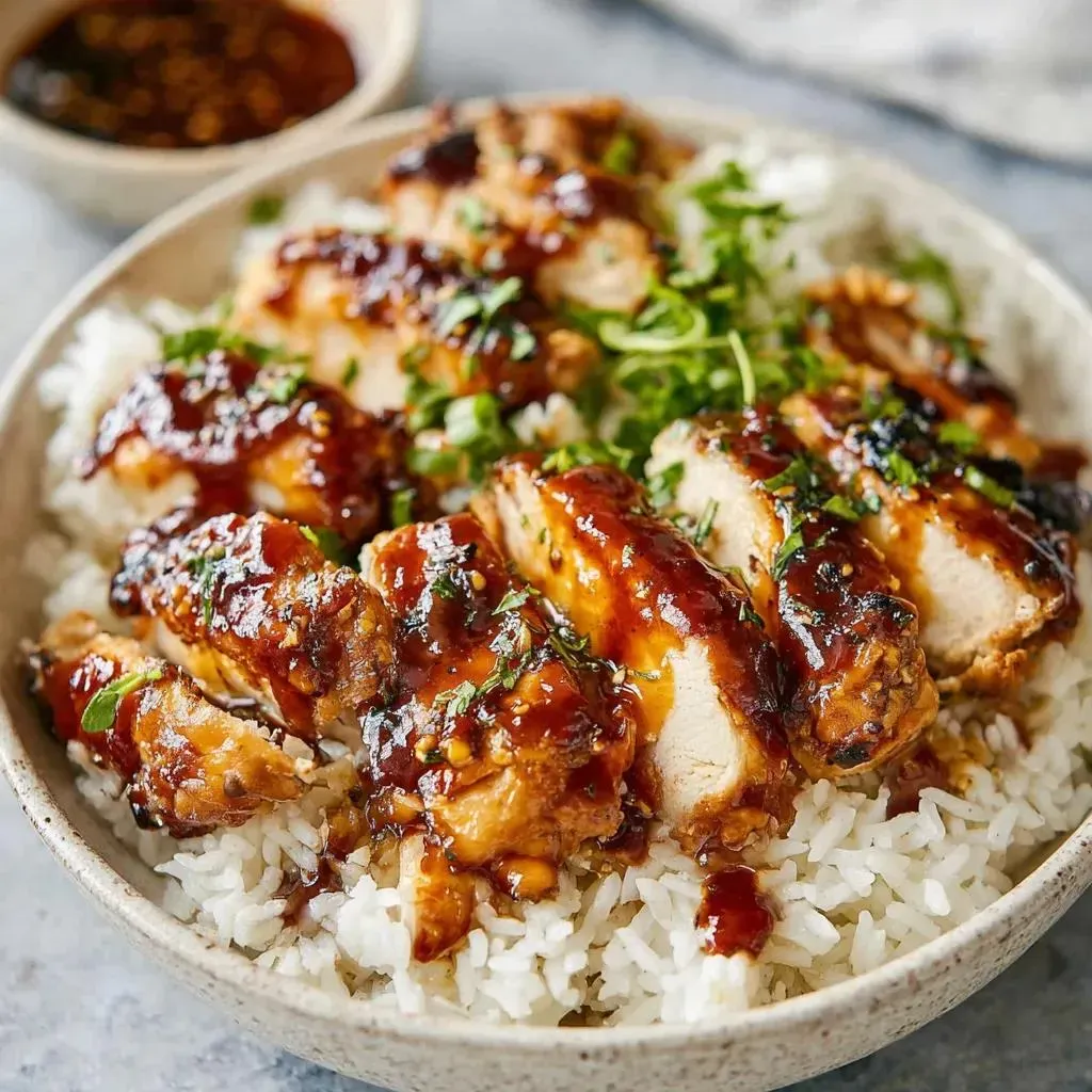 Honey BBQ Chicken And Rice