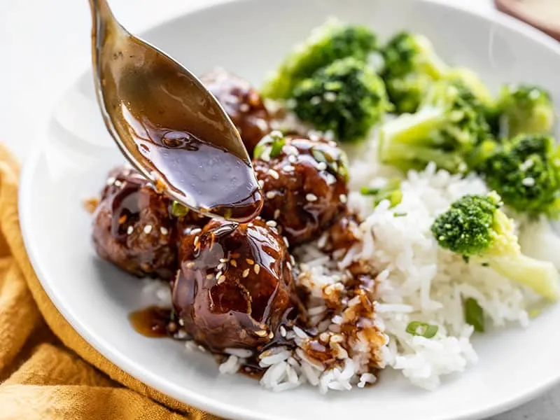 Teriyaki Meatball Bowls