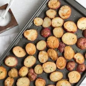 Salt & Vinegar Roasted Potatoes with Smoky Garlic Mayo