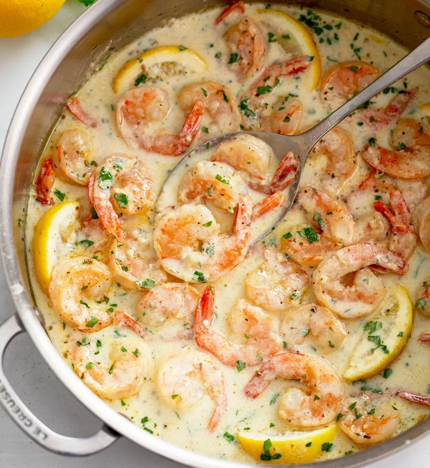 Creamy Garlic Shrimp