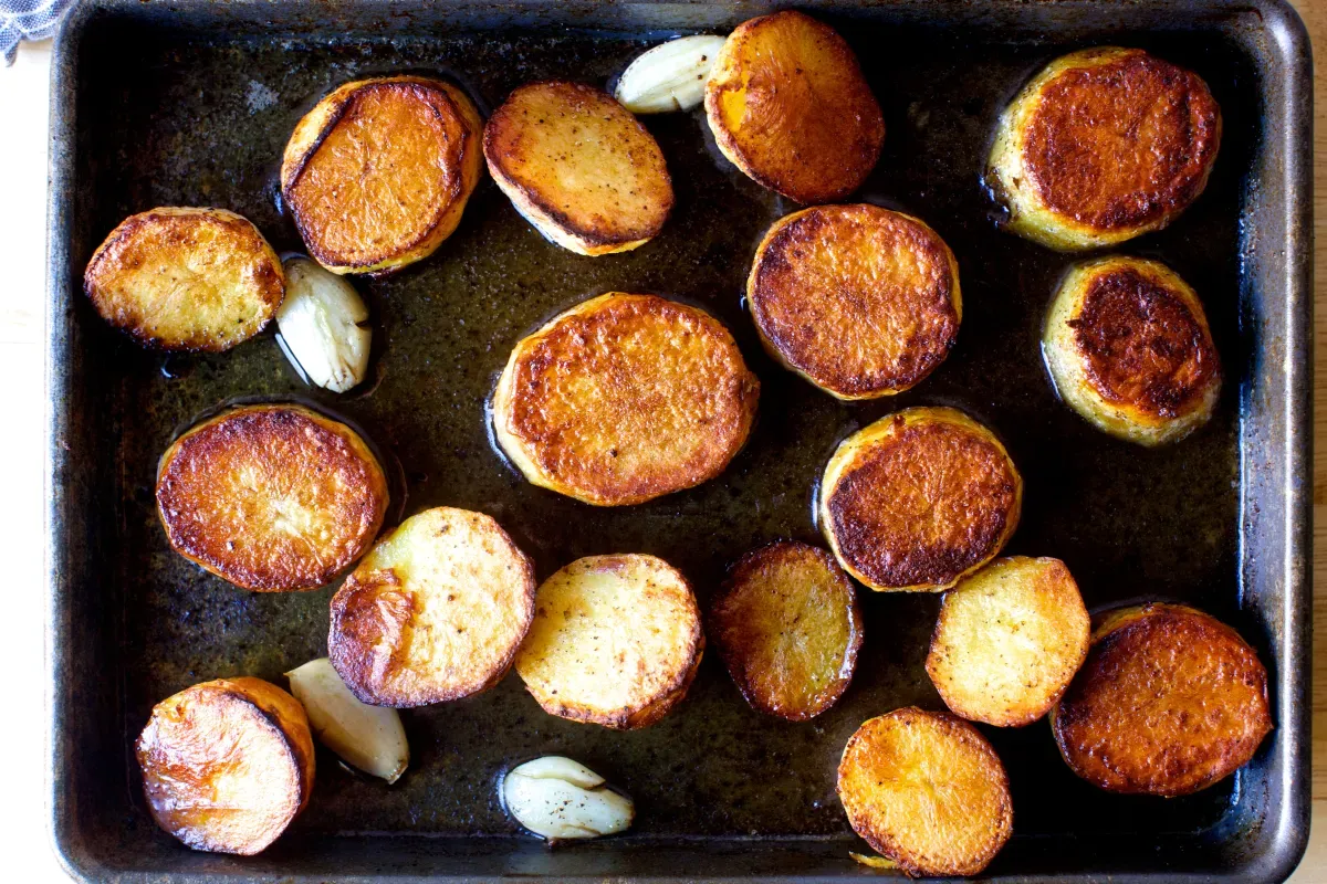 melting potatoes