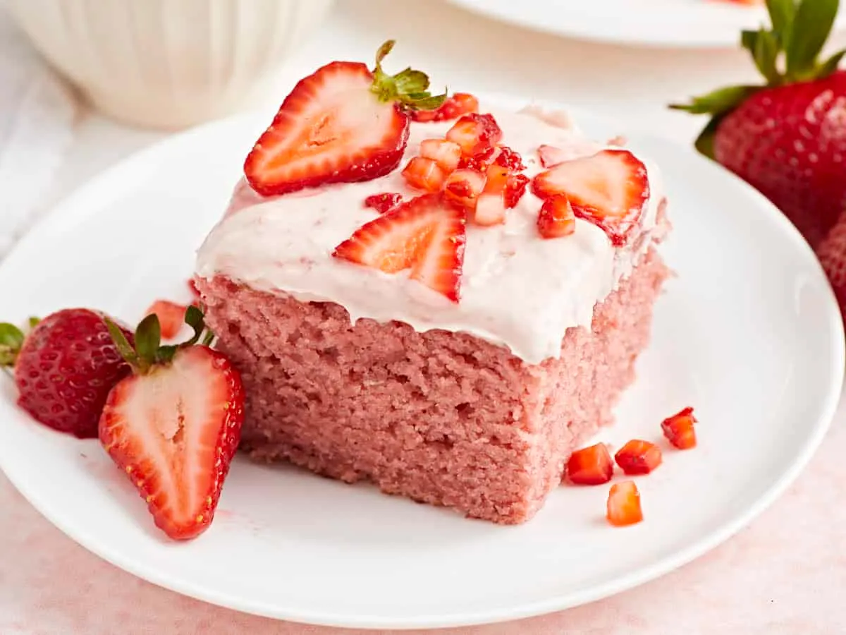 Strawberry Sheet Cake